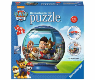Ravensburger Polska Puzzle 72 dílků 3D míček, Tlapková pa...