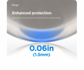 ELAGO Airpods Pro 3 Liquid Hybrid Strap Case - Stone