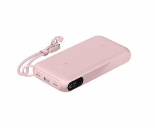 Belkin Powerbanka s displejem 20W 20 000 mAh USB-C růžová...