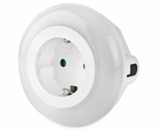 NEDIS LED noční světlo do zásuvky/ denní/noční senzor/ 36...