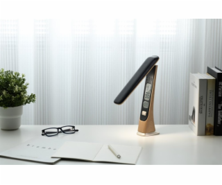 IMMAX LED stolní lampička WOOD s vestavěnou baterií/ CCT/...