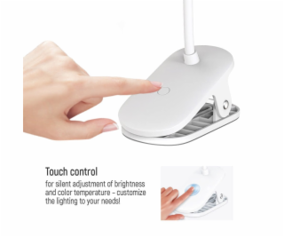 Colorway stolní LED lampa / CW-DL02B-B/ Integrovaná bater...