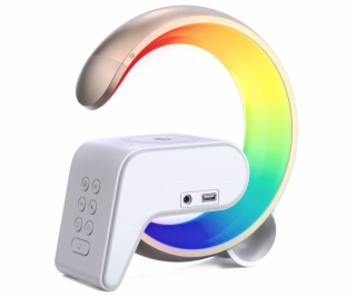 IMMAX LED relaxační lampička FLAMINGO/ Qi nabíjení/ budík...