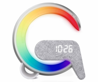 IMMAX LED relaxační lampička FLAMINGO/ Qi nabíjení/ budík...