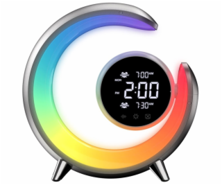 IMMAX LED noční lampička PEACOCK s hodinami/ RGB světlo/ ...