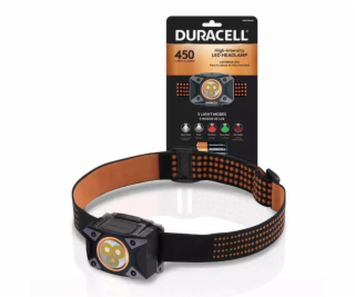 Duracell 450 čelovka s pěti režimy svícení