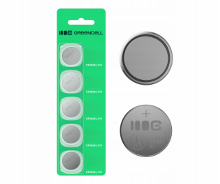 Green Cell 5x knoflíkové baterie CR1620