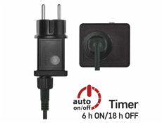 LED vánoční závěs – hvězdy, 120x90 cm, venkovní i vnitřní, teplá bílá, časovač