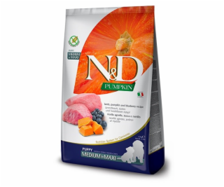 FARMINA N&D DOG PUMPKIN LAMB & BLUEBERRY PUPPY MEDIUM & M...