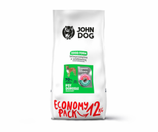 JOHN DOG Good Form Adult Pork with beef - suché krmivo pr...