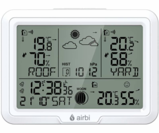 Airbi DUO - meteostanice se 2 bezdrátovými čidly