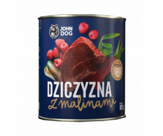 JOHN DOG Berry Adult Venison with raspberries - Mokré krm...