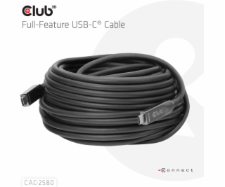 Club3D Kabel USB-C, 10 Gbps, 4K120Hz, 8K60Hz, 60W, Bi-dir...