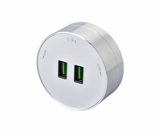 Zásuvkový modul Viking A50S, stříbrná