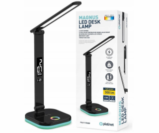 Platinet Stolní lampa PDL711RGB, černá (46217)