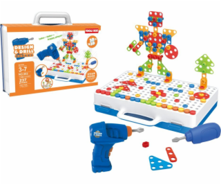 LeanToys Kreativní stavebnice pro kutily, stavebnice s vr...