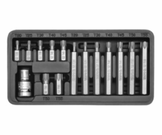 Yato Bity šroubováku Torx T20-T55 15 ks YT-0411