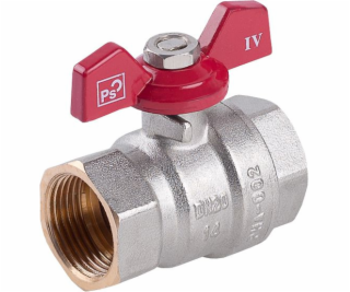 Perfexim Vodní kulový kohout WW motýlkový modrý zesílený ...