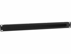 Caymon Kartáčový panel 1U 19 (BSB01)