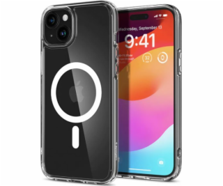 Spigen Crystal Hybrid MagSafe, bílý - iPhone 15 Plus