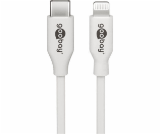 Goobay Kabel USB-C - Lightning 2 m bílý (39448)