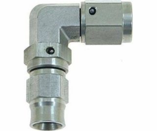 TurboWorks Koncovka hadice 90 AN3 M10x1.0
