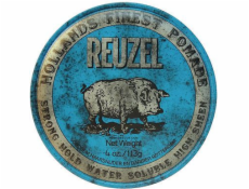Reuzel Hollands Finest Pomade silná fixace pomáda na vodní bázi modrá 113 g