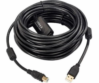 MicroConnect Kabel USB USB-A - USB-B 5 m černý (USBAB5B-A...