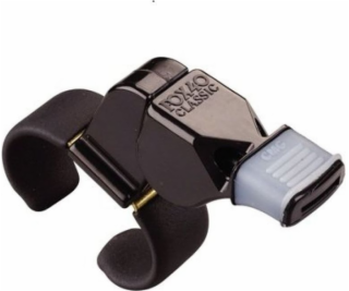 Fox Píšťalka FOX 40 CLASSIC s úchytem na prst, černá