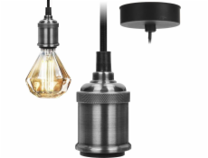 KMTP Závěsná lampa Stropní lampa Lustrová závěsná lampa stříbrná