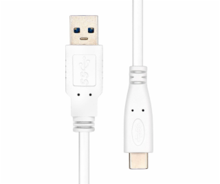 ProXtend Kabel USB-A - USB-C 1 m bílý (USBC-USBA3-001W)