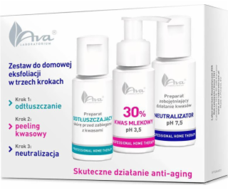 Ava AVA 3KROKOVÁ SADA PRO DOMÁCÍ EXFOLIACI s 30% kyselino...