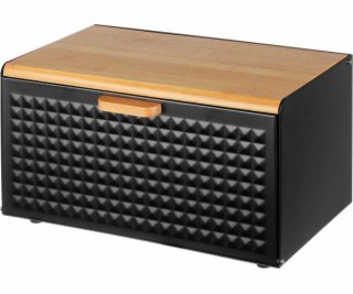 Brunbeste bambusový a ocelový chlebník (BB-2707)