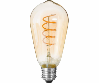 Atmosphera LED žárovka Amber Tear Twisted 2W E27