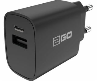 2GO Nabíječka 2GO Ladegerät 20W 2-Port 1x USB-A u. 1x USB...