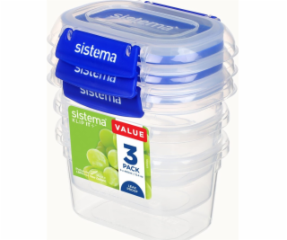 Sistema sistema Frischhaltedosen Set KLIP IT PLUS 3 x 400...