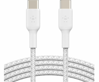 Belkin BOOST CHARGE™ USB-C/USB-C kabel, 1m, bílý - odolný...