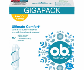O.B Tampony OB OB ProComfort Normal 64 kusů