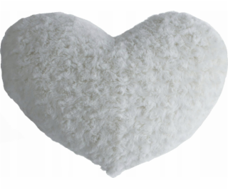 Atmosphera Dekorativní polštář HEART z umělé kožešiny, šedý