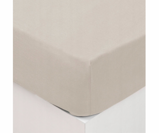 Atmosphera Napínací prostěradlo 160x200 cm, bavlna, béžová