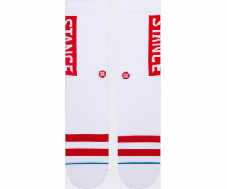 Stance Ponožky Stance OG Crew 1 pár Bílá/Červená