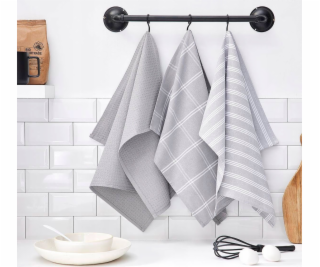 TODAY Bavlněné kuchyňské utěrky 3 kusy, 50 x 70 cm