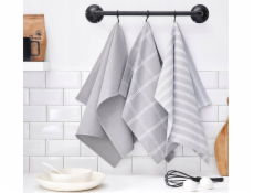 TODAY Bavlněné kuchyňské utěrky 3 kusy, 50 x 70 cm