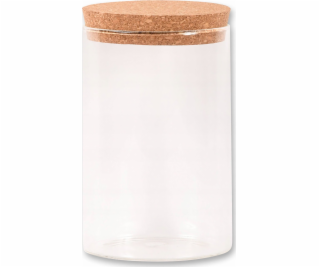 Kesper Skleněná kuchyňská nádoba s korkovým uzávěrem