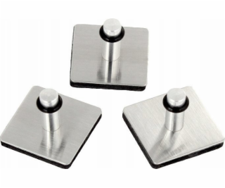 Zeller Sada magnetických háčků ČTVERCOVÝCH - 3 kusy v sad...