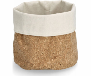 Zeller Úložný koš z korku a bavlny, O 20 x 20 cm