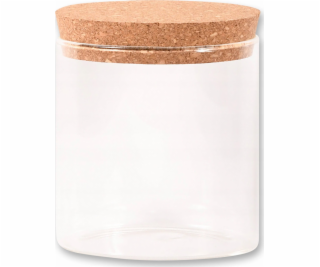 Kesper Skleněná kuchyňská nádoba s korkovým uzávěrem
