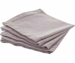 Atmosphera Bavlněné ubrousky CHAMBRAY - šedé, 4 ks, 40 x ...