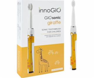 InnoGio GIOSONIC ŽIRAFA Žlutý zubní kartáček