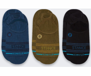 Stance Ponožky Basic No Show, 3 páry, armádní